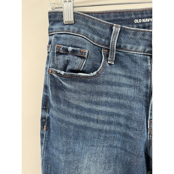 Old Navy Pop Icon Skinny Jeans‎ Blue Denim Womens Size 4 - Picture 2 of 6